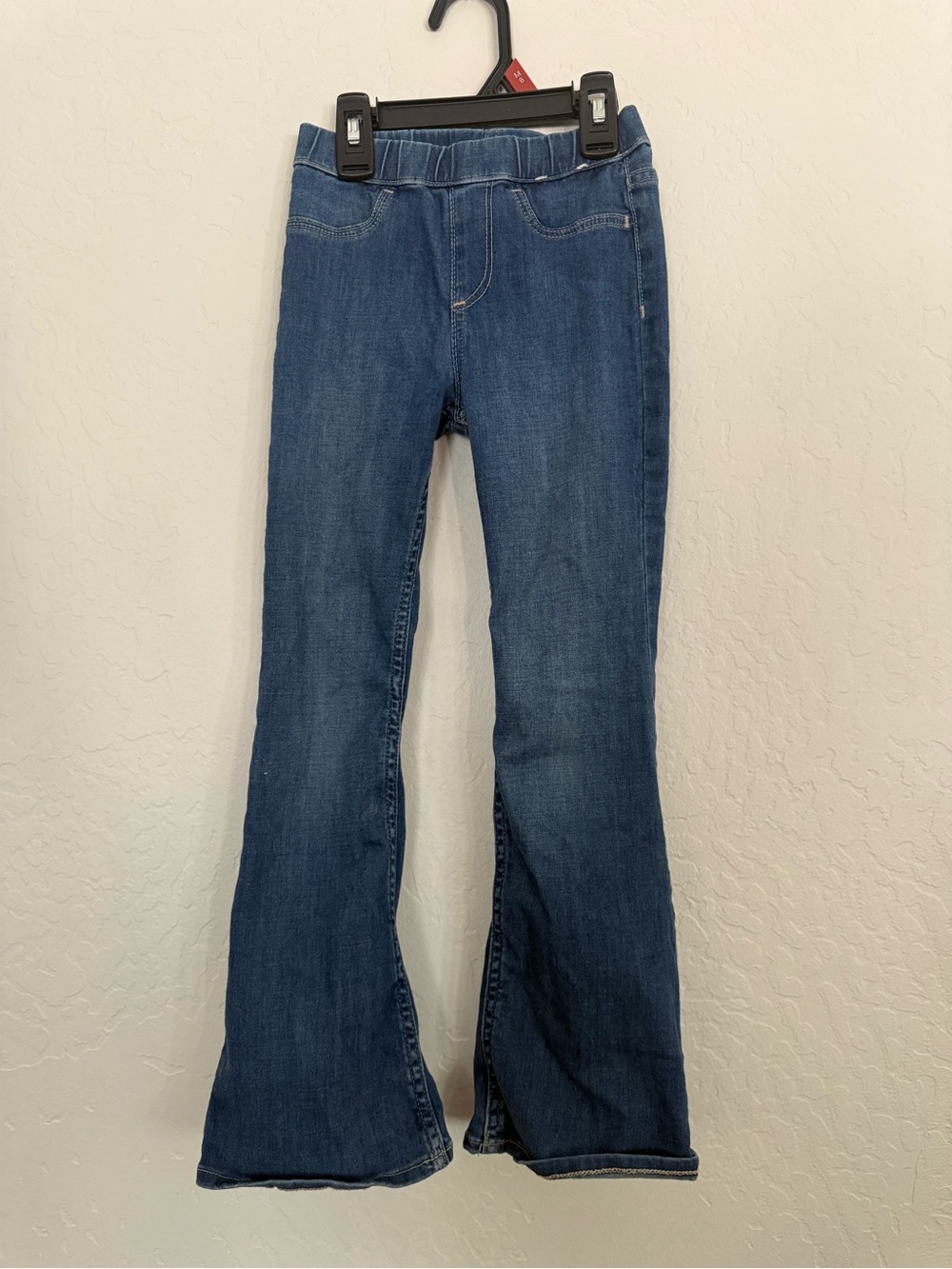 H&M Dark Blue Stretch Flare Jeans